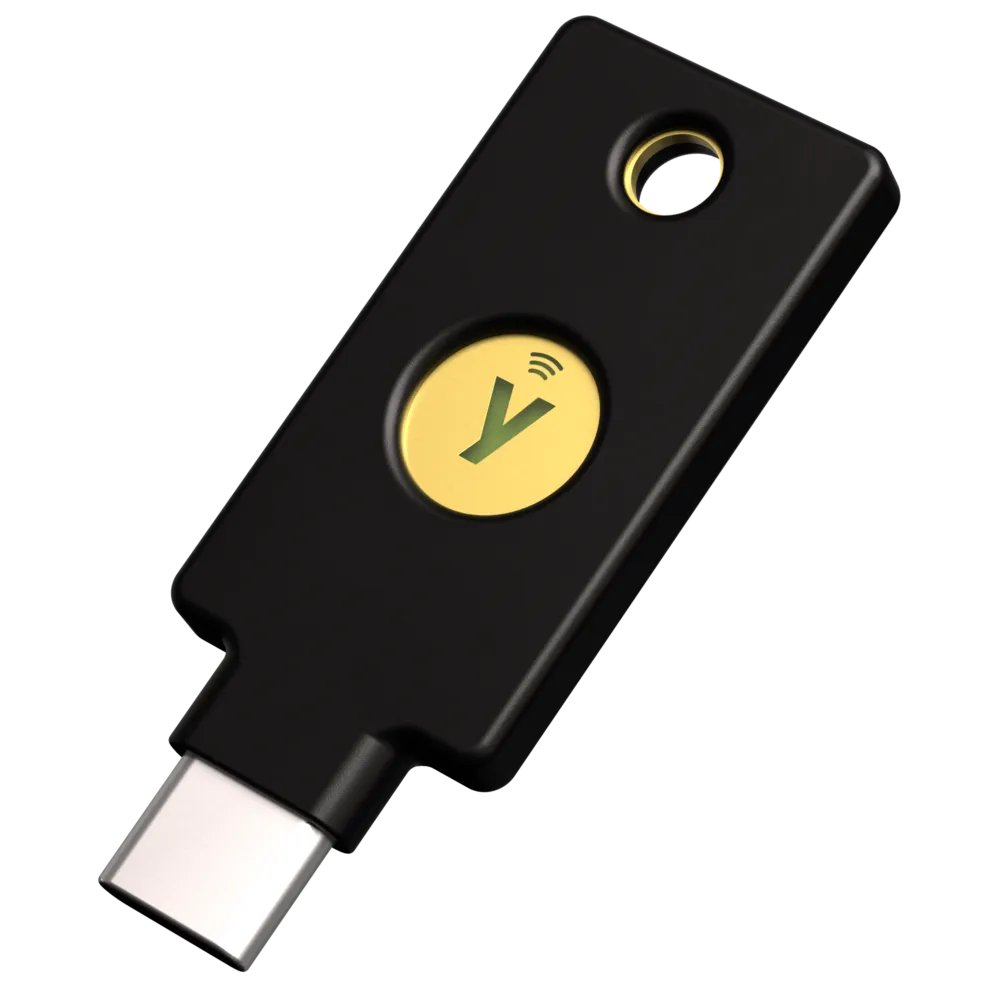 YubiKey 5C NFC security key — hardware beveiligingssleutel review